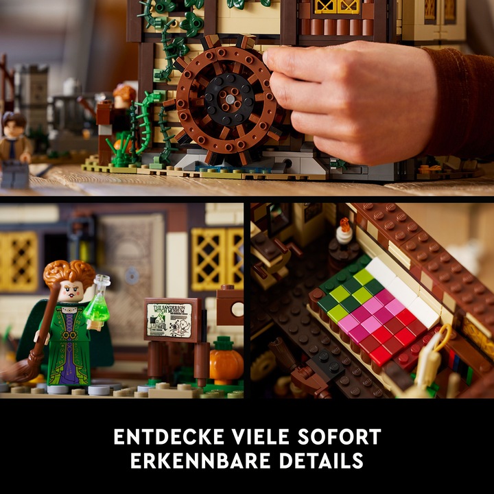 Productafbeelding LEGO Disney Hocus Pocus: De Sanderson Sisters' Cottage 21341 (21341, LEGO Ideeën, LEGO Zeldzame Sets)