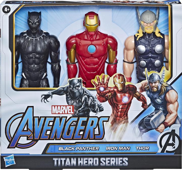 Actual product image Hasbro Black Panther Iron Man Thor