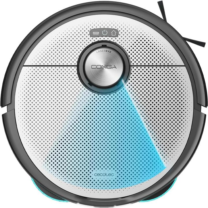 Produktbild Cecotec Roboterstaubsauger mit Lasernavigation, KI-Planung, automatischer Wartestation und App-Steuerung (8000 Pa)