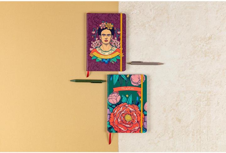 Image du produit Clairefontaine Frida Kahlo, Carnet RR A5 160P L ass. (A5, À rayures, Couverture rigide)