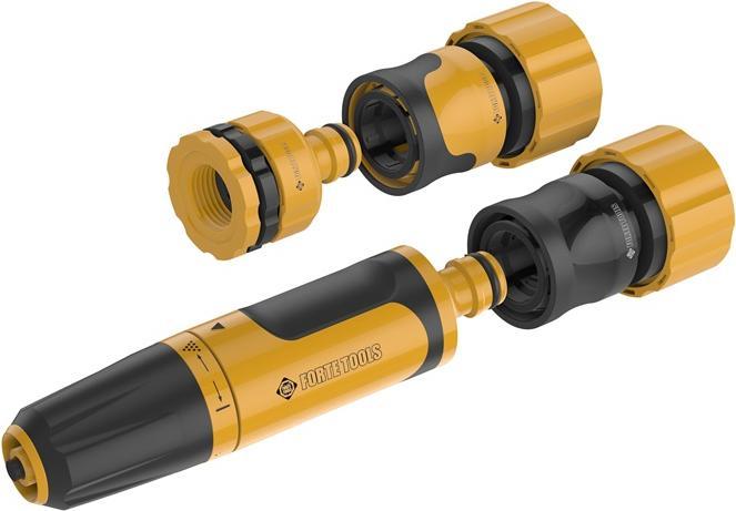 Image du produit Forte tools Set Avec Un Embout De Tuyau Réglable 3/4in