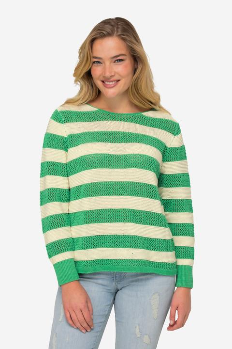 Immagine prodotto Laurasøn Pullover, Ringel, Strukturmix, Rundhals, Langarm (M)