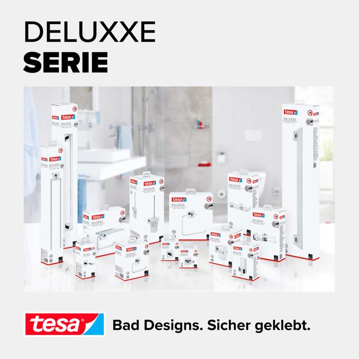 Produktbild tesa DELUXXE Handtuchhaken inkl. Klebelösung ohne Bohren