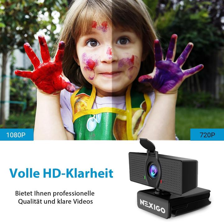 Produktbild NexiGo HD-Webcam 1080P mit Mikrofon