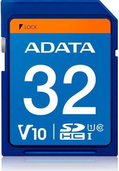 Actual product image Adata SDHC Card 32GB,, Premier UHS-I C10 (32 GB, SDHC, U1, UHS-I)