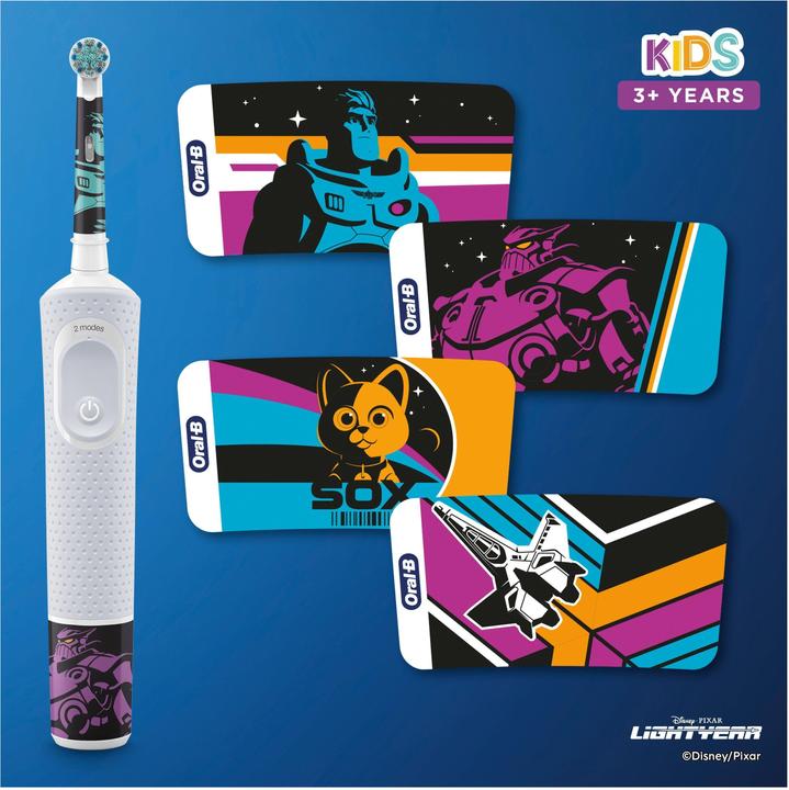 Immagine prodotto Oral-B Vitality100 Kids Lightyear + Custodia da viaggio (Spazzolino oscillante)