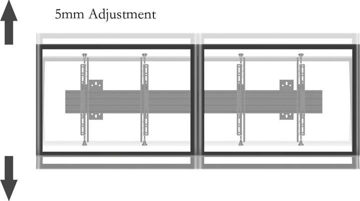 Image du produit Multibrackets Support Micro, 40" - 65", capacité de charge 30 kg