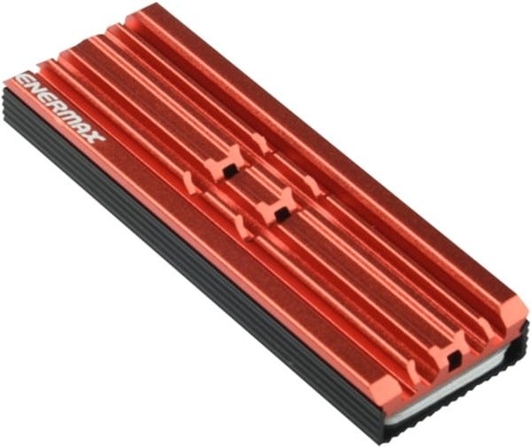 Actual product image Enermax M.2 2280 SSD aluminium heat sink for PS5/PC double-sided incl. thermal pads ESC001-B, ro