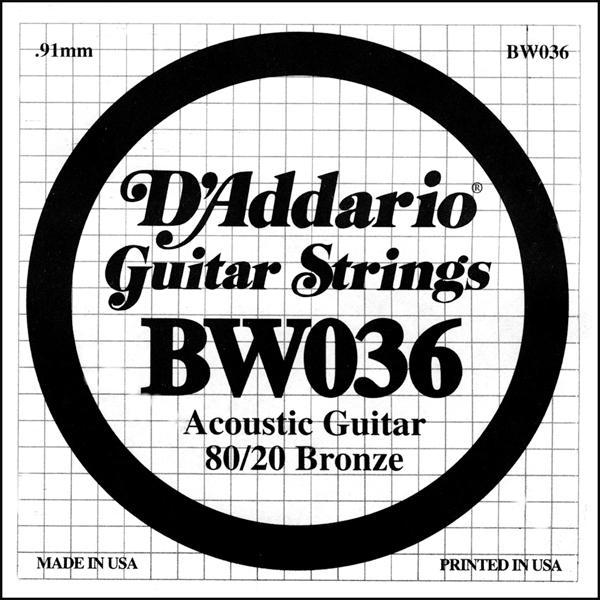 Produktbild D'Addario Bw036 (1x, Gitarre, 0.04")
