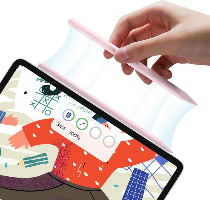 Produktbild Baseus Kabelloser Ladestift für TelefonTablet Smooth Writing Rosa