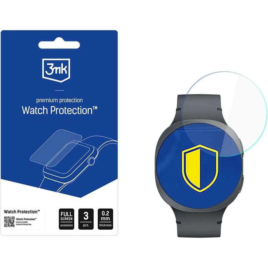3MK Watch Protection FlexibleGlass Hybridglas auf Samsung Galaxy Watch 8 Classic, Accessori per smartwatch