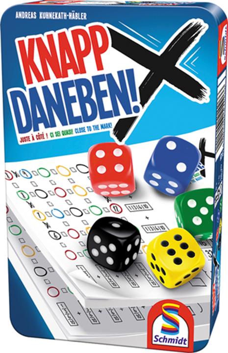 Actual product image Schmidt Spiele Close miss (French, Italian, German, English)