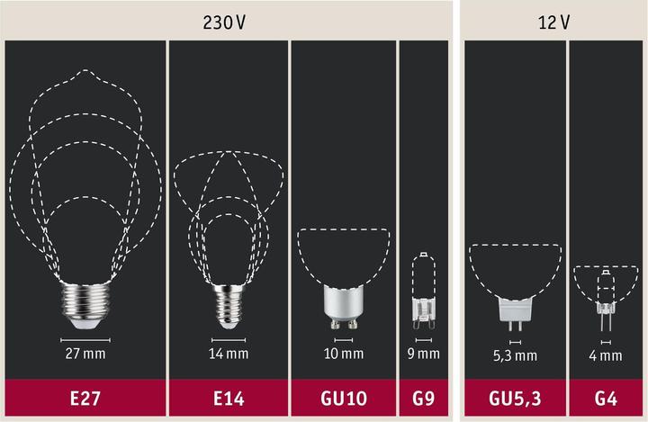 Produktbild Paulmann Kolben ST64 Inner Glow (E27, 4 W, 200 lm, 1 x, A)