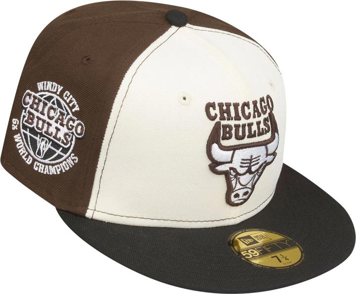 Actual product image New Era 59Fifty Cap - Chicago Bulls chrome / walnut - 8 (8)