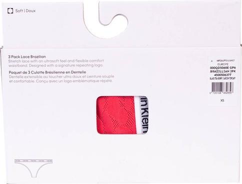Actual product image Calvin Klein Brazilian 3-pack panties for women (XS)