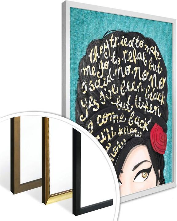 Image du produit Trenddeko Tohmé - Amy Winehouse : Réadaptation (80 x 100 cm)