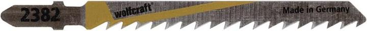 Actual product image wolfcraft 2 jigsaw blades HCS L=100mm T-shaft