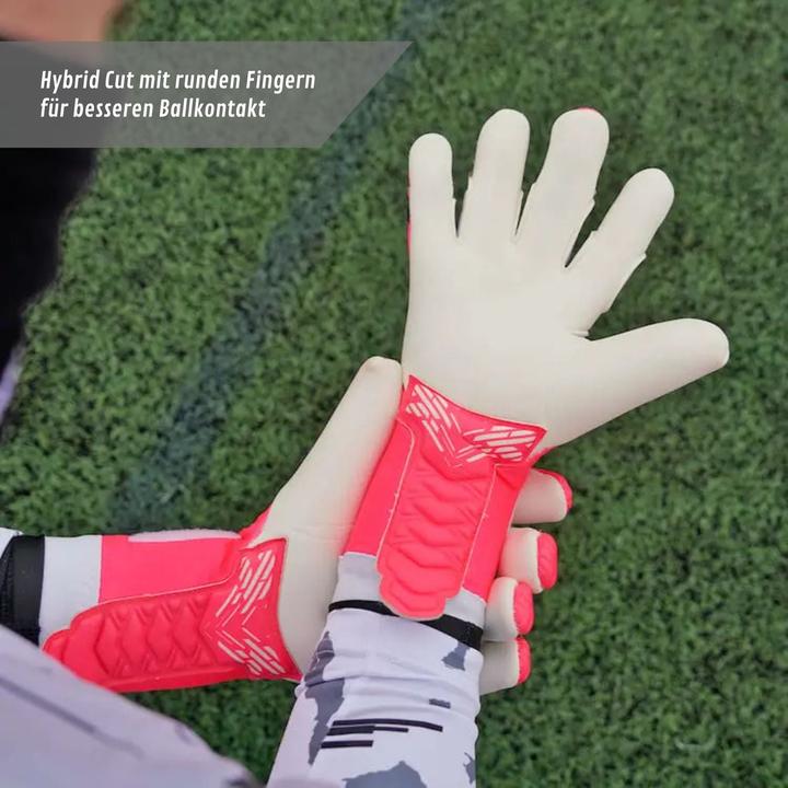Produktbild Catch & Keep Fussballhandschuhe ViVor Crazy Orange Gr. 9 Torwart Goalie Handschuhe (9)
