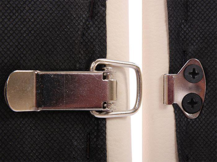 Produktbild Swisshandel24 Modular Ottomane Lyon, Kunstleder schwarz