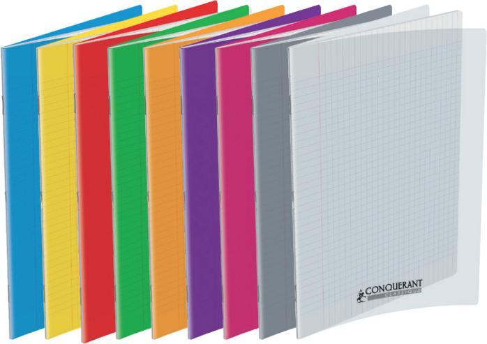 Image du produit Conquerant CLASSIQUE Cahier 210 x 297 mm, s'yŠs, gris (210 x 297 mm, À rayures, Couverture souple)