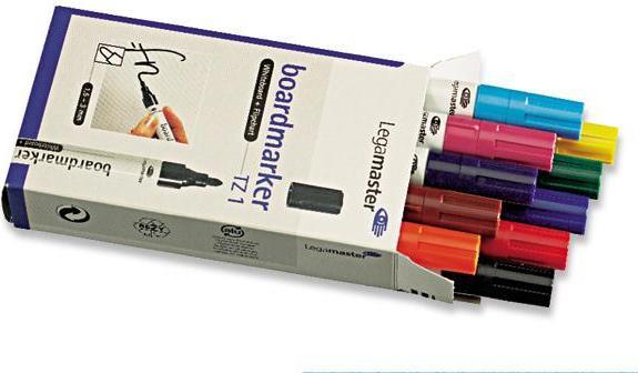 Produktbild Legamaster Boardmarker TZ1 10 pcs assorted (10 x)