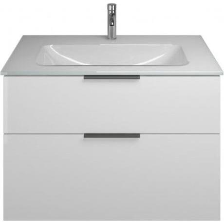 burgbad, Badmöbelset, Eqio Glas-Waschtisch inklusive Waschtischunterschrank, Breite 920 mm