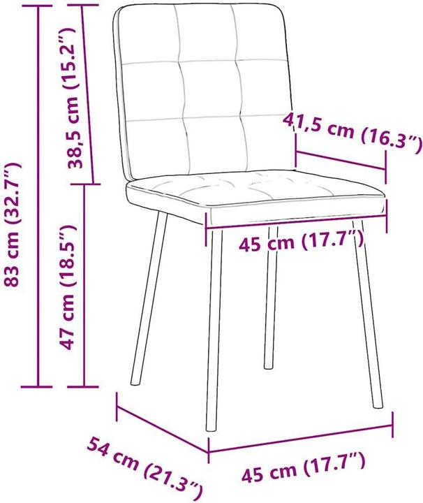 Image du produit vidaXL Esszimmerstuhl