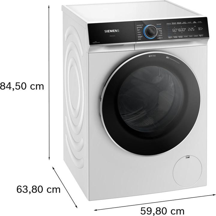 Immagine prodotto Siemens WG56B214CH (10 kg, A sinistra, Versione CH)