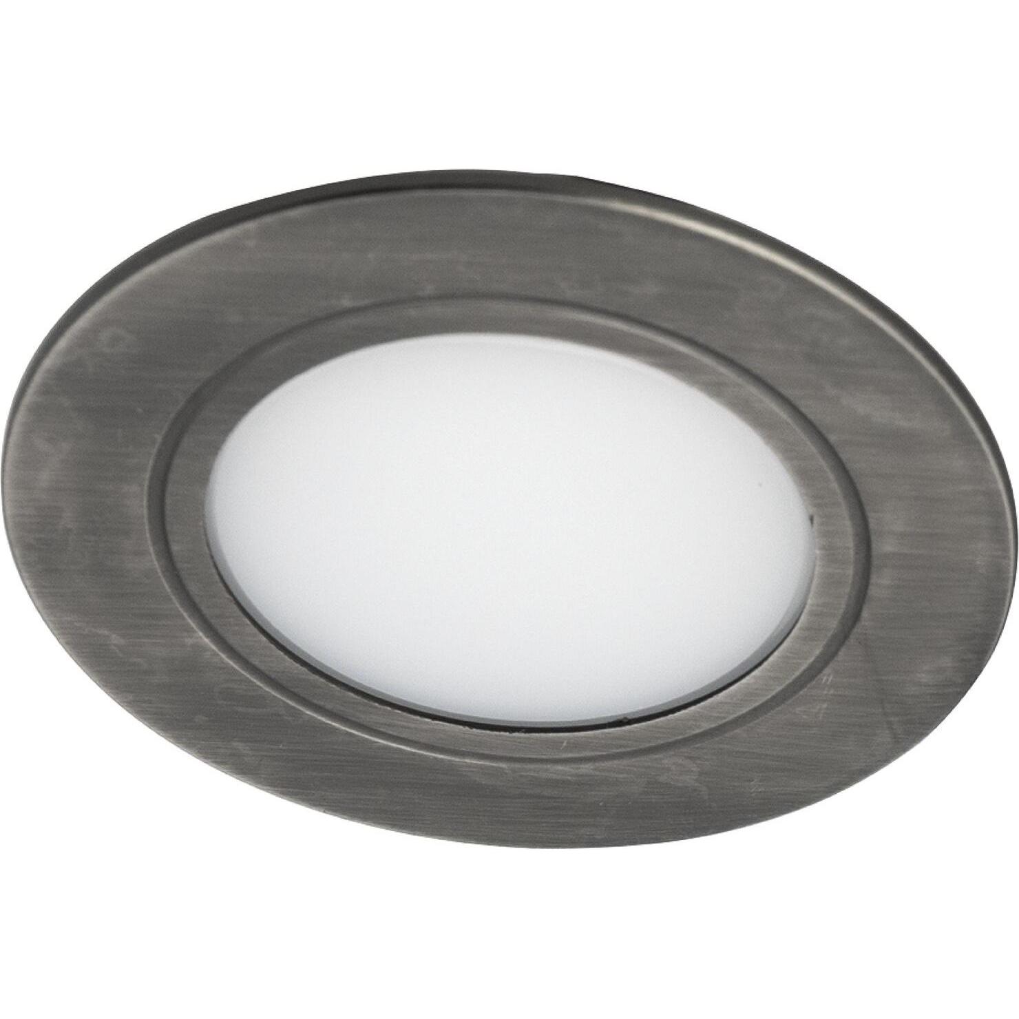 Siro, Wandleuchte + Deckenleuchte, LED Einbauleuchte SL-Mono Spot 3000 K warmweiss, eisenfarbig matt (220 lm)