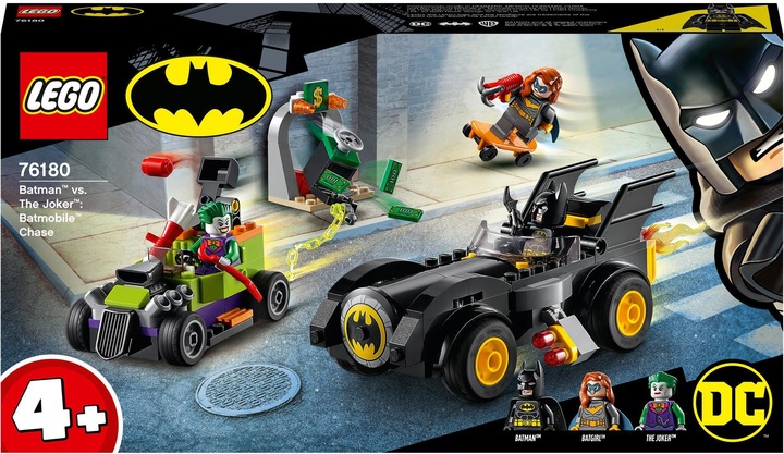 Image du produit LEGO Batmanvs. Joker : Poursuite en Batmobile (76180, LEGO DC)