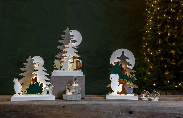 Immagine prodotto Star Trading LED Deco Light Forest Friends 9 cm, 2 pezzi