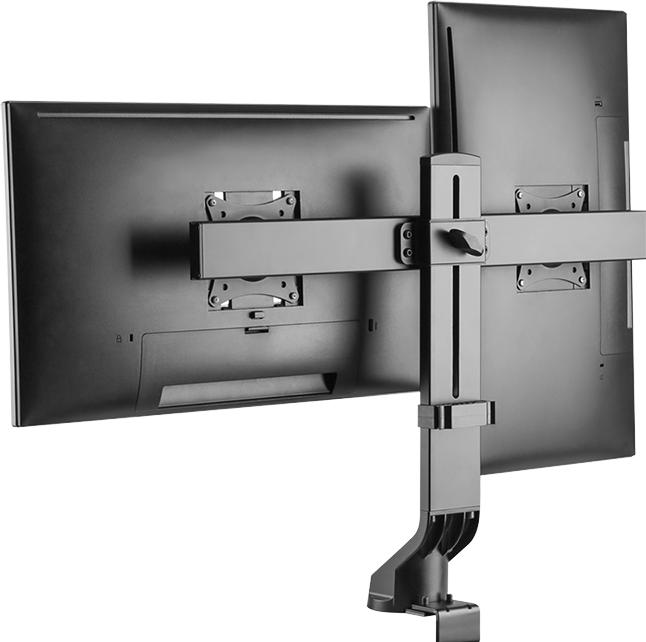 Image du produit LogiLink Support d'écran 2 fois, 1727", aluminium, écrans incurvés (27")