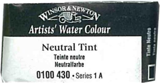 Actual product image Winsor & Newton Watercolour Artists (Silver, Black)
