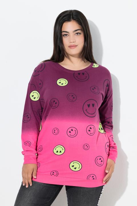 Produktbild Angel of Style Sweatshirt, oversized, Farbverlauf Smiley, Langarm (44)