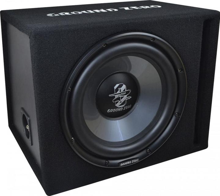Ground Zero GZIB 300XBR-ACT 30cm Aktiv-Subwoofer im Bassreflex-Gehäuse (300 W)