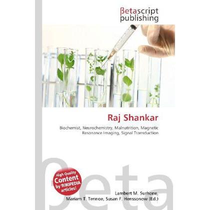 Raj Shankar, Fachbücher von Lambert M. Surhone, Mariam T. Tennoe, Susan F. Henssonow