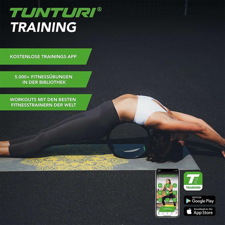 Immagine prodotto Tunturi PVC Yogamatte Rutschfest 4 mm (4 mm)