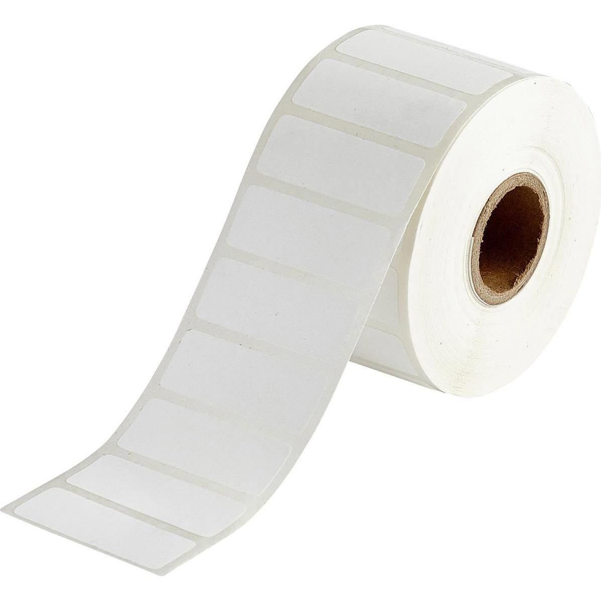 Brady, Etiketten, BPT-540-105, B-7604, Thermopapier, Weiss, 101.60 x 25.40 mm, permanent (1 VE = 12 Rollen á 13