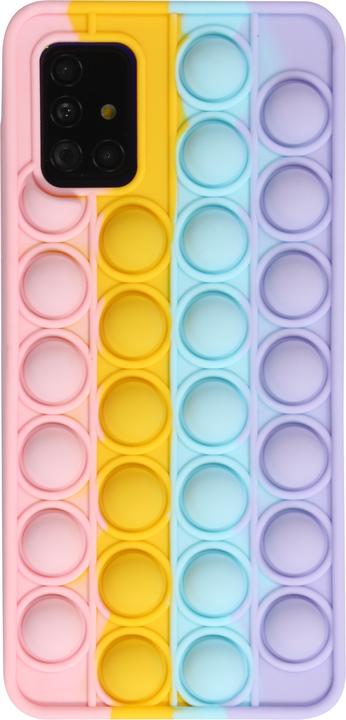 Actual product image PhoneLook Sleeve Silicone Bubbles Anti-Stress Rainbow (Samsung Galaxy A52)