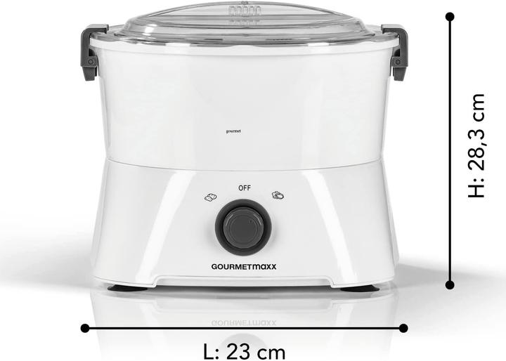 Actual product image Gourmetmaxx electric potato peeler