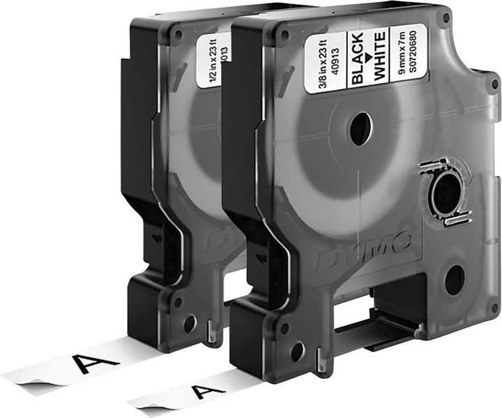 Produktbild Dymo Schriftband (1.20 cm, Weiss)