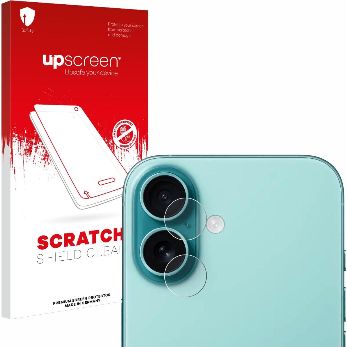 Thumbnail - upscreen Schutzfolie Displayschutz Displayschutzfolie Folie Klar Transparent (1 Stück, Apple iPhone 16), Smartphone Schu...