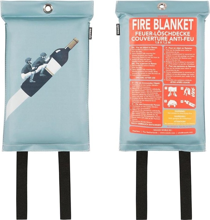 Immagine prodotto Naaais Coperta antincendio Vino 120 cm x 180 cm