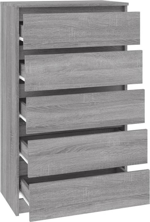 Image du produit vidaXL Schubladenschrank Grau Sonoma 60x36x103 cm (60 x 36 x 103 cm)
