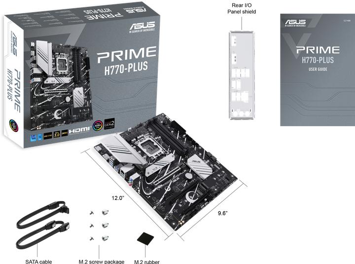 Immagine prodotto ASUS PRIME H770-Plus (LGA 1700, Intel H770, ATX)
