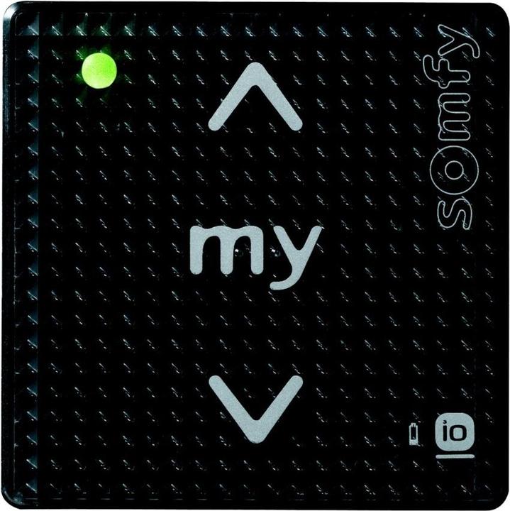 Image du produit somfy 1811094 Émetteur mural radio Smoove 1 IN io Black Shine 1 canal (émetteur portatif)