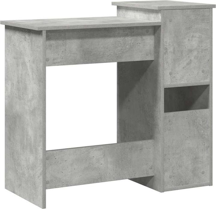 Produktbild VidaXL Schreibtisch mit Regal Braun Eichen-Optik 84x40x78 cm Bürotisch Tisch