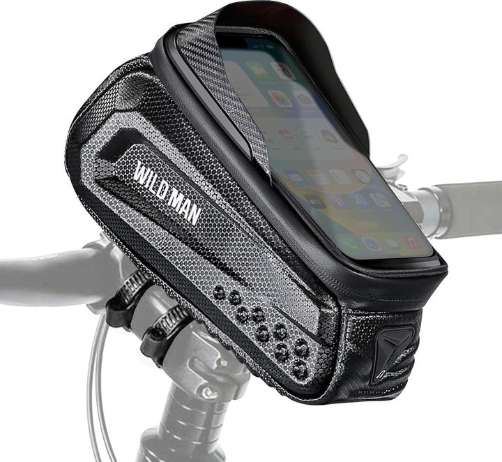 Immagine prodotto Wildman Borsa da bici E10S, volume totale 1L (1 l, Borsa manubrio)