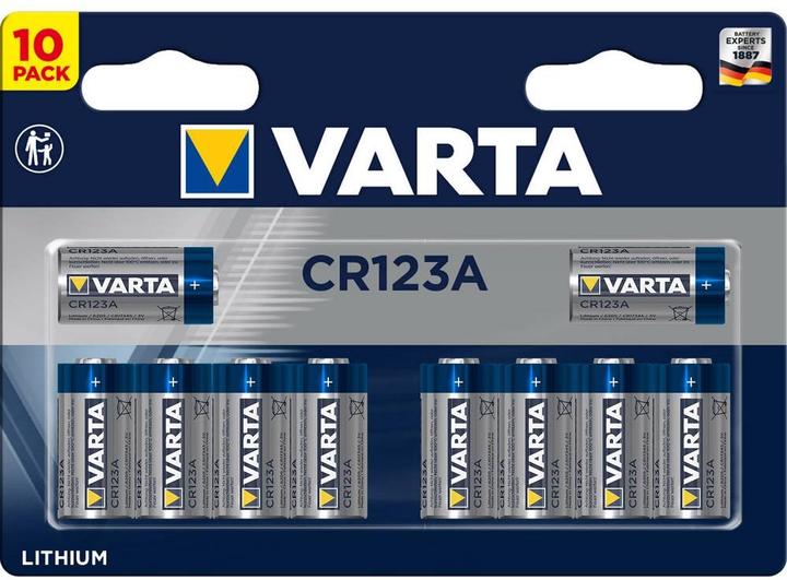 Productafbeelding Varta Foto Lithium (10 Pcs., CR123A, 1430 mAh)