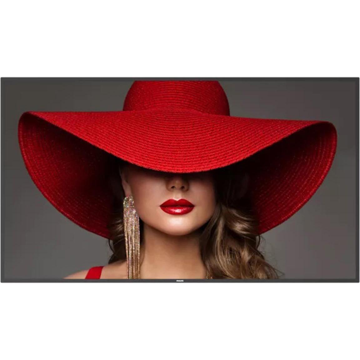 Philips 65? D-Line UHD 24/7 landscape & port (3840 x 2160 Pixel, 65"), Digital Signage, Schwarz